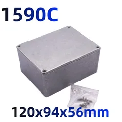 Premium Aluminum Stomp Box Effects Pedal Enclosure (1590C 120x94x56mm)