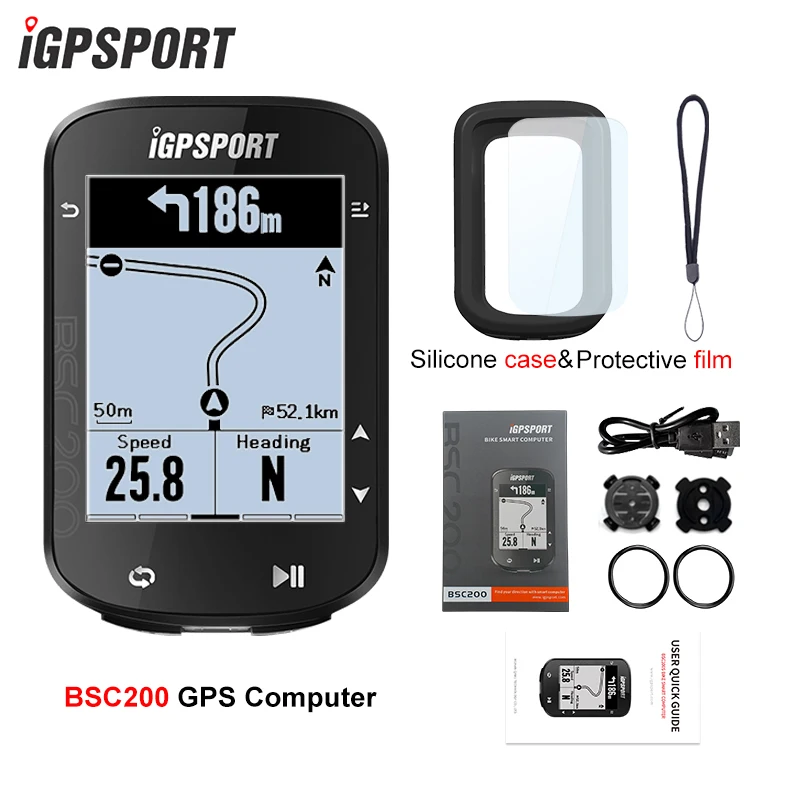 GPS Vélo Igpsport BSC200 – Compteur Cycliste Sans Fil Avec Navigation D'itinéraire