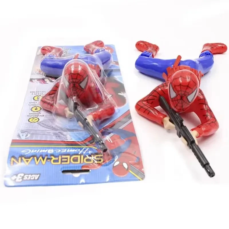 Spidered Soldier Man Electric Toys Jedi Crawler Bald Warrior Action Figures Crawling Soldier Shooting Gun For kid Halloween Gift 5