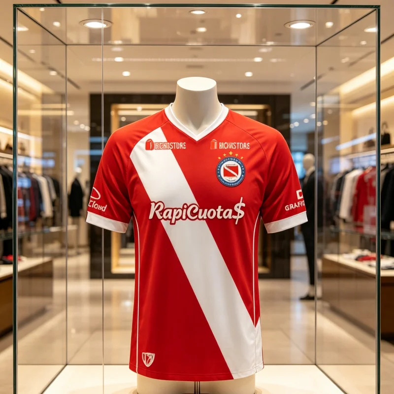2026 Fußballtrikot Argentinos Juniors 3D-gedrucktes Athleisure-T-Shirt für Erwachsene, schnelltrocknend, weich, für die ganze Familie, Sommer-Kinder-T-Shirts