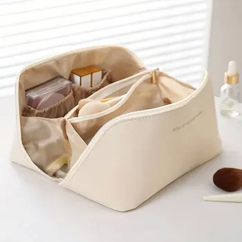 Organizer per trucco Borsa per kit da toilette femminile Custodia per trucco Custodia per signora di lusso, Borsa per cosmetici, Borsa per organizer per cerniera da viaggio