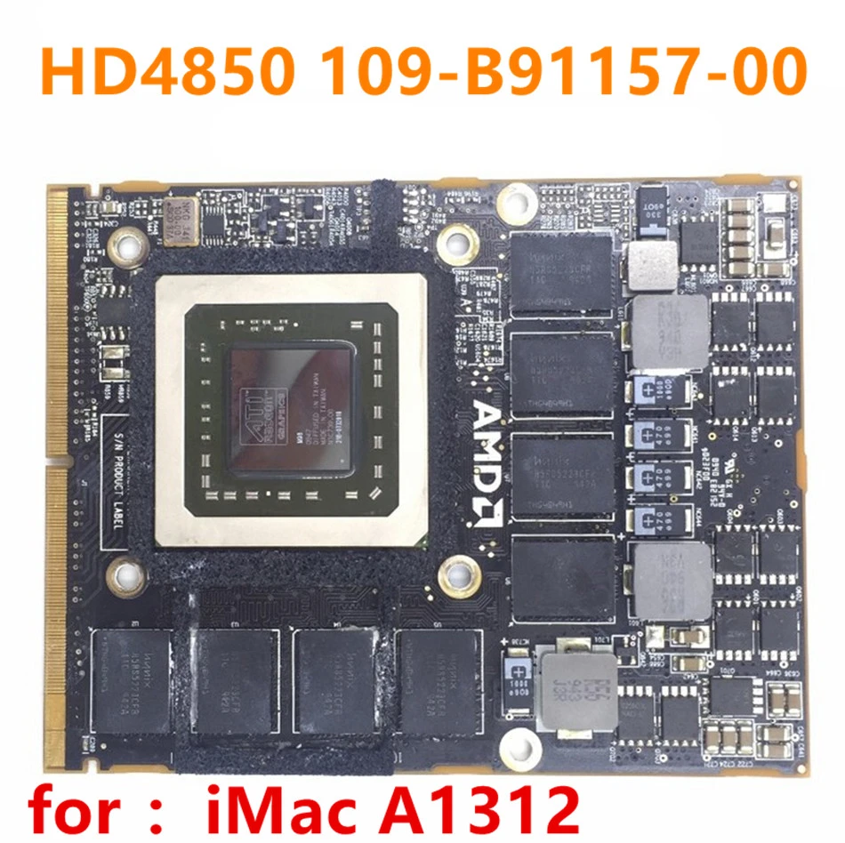 Hd4850 109-b91157-00 Graphics Card For Apple Imac A1312 27-inch All-in-one  Computer Graphics Card Hd 4850m Video Card - Tablet Lcds & Panels -  AliExpress