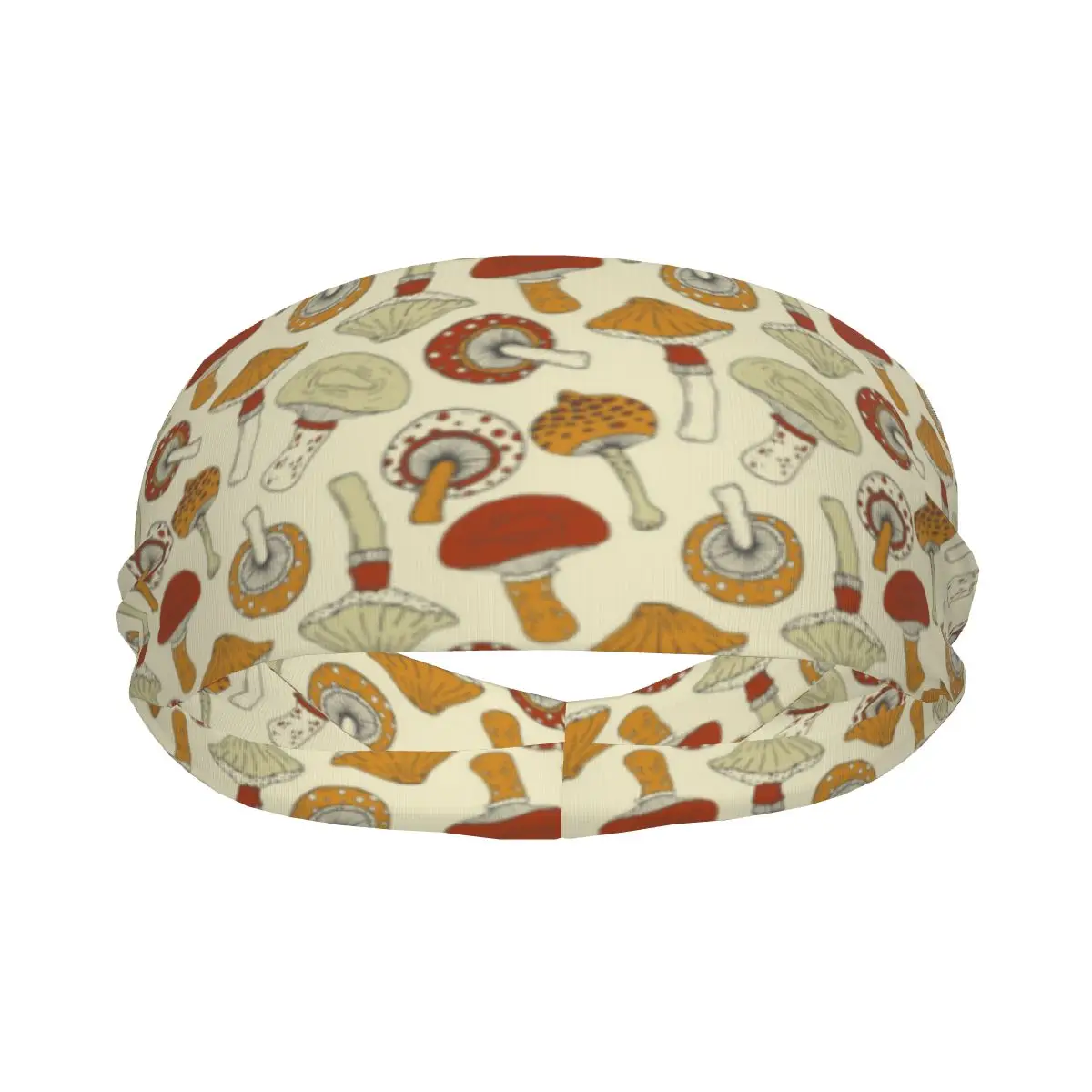 

Женская дышащая повязка на голову, повязка на голову с рисунком грибов, повязка на голову для йоги