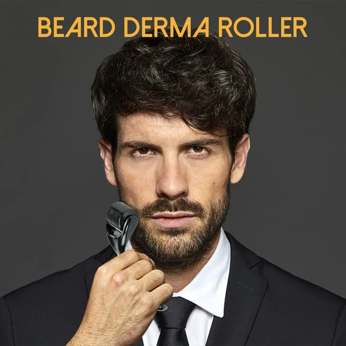 540 nadeln für gesichts körper haar wachstum derma roller für haut bart 0,2mm 0,25mm 0,3mm nadel micro face roll werkzeug – Detail 3