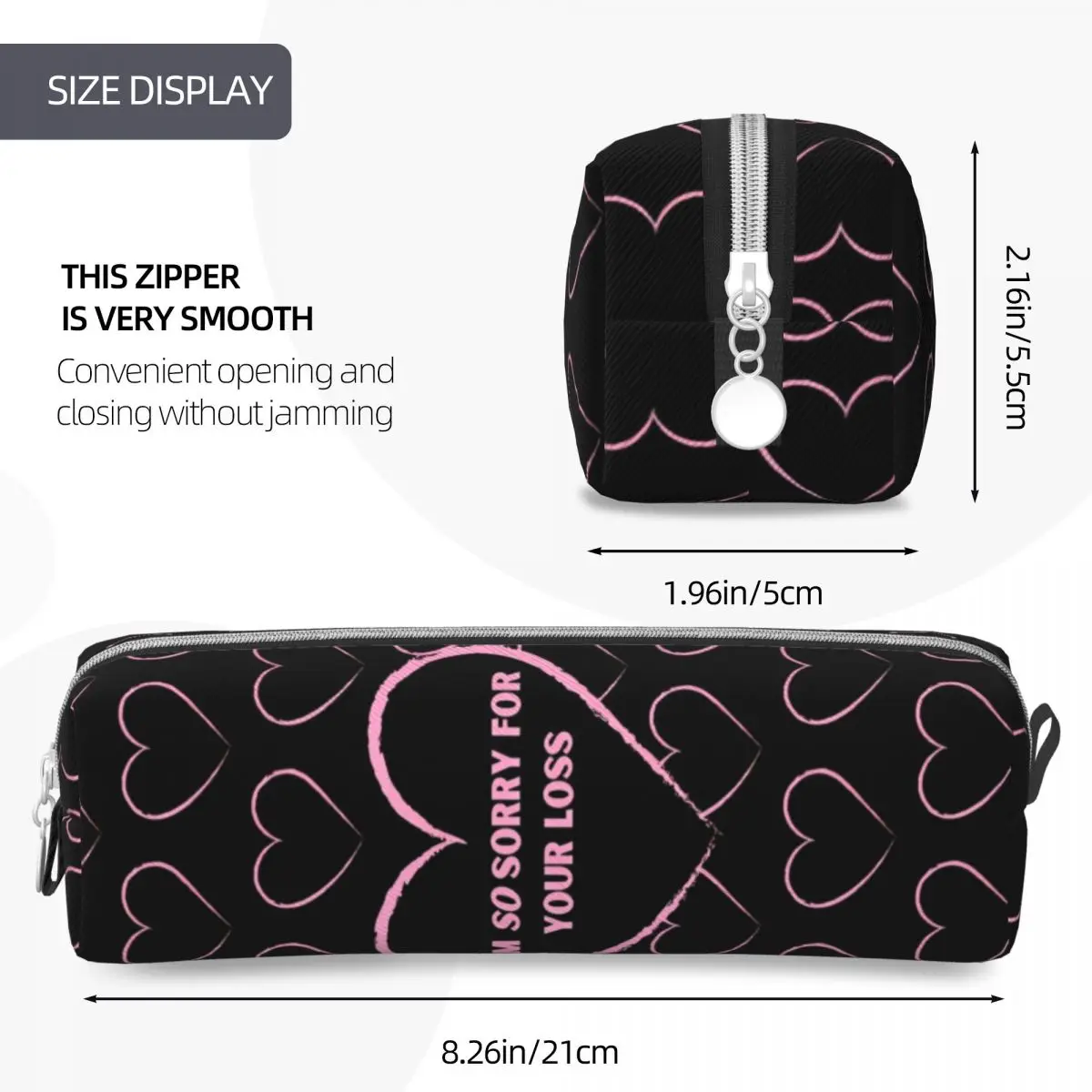 Sabrina Carpenter Feather I'm SO Sorry For Your Loss Pencil Case Pencilcases Pen Kids Large Storage Bag Office Gifts Stationery