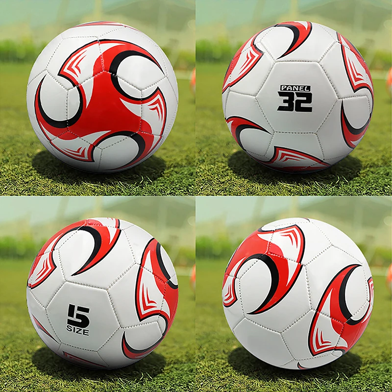 내마모성 부드러운 PU 축구공, 야외 축구 훈련, 심리스 축구공 그룹 훈련 게임 용품, 축구공 사이즈 4, 1PC