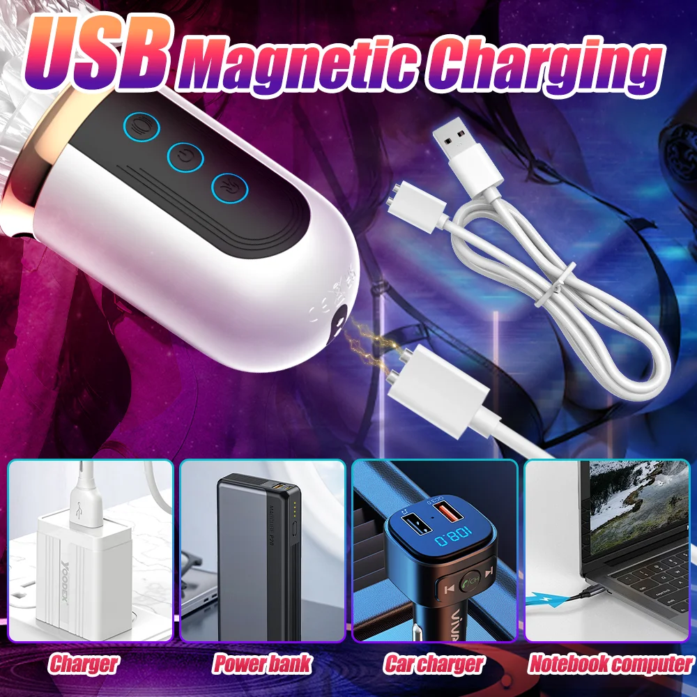 Automatic Sucking Vibrating Exerciser Men's Masturbation Trainer Delay Ejaculation Prostate Massager Sexmachine Adult Sex Toy