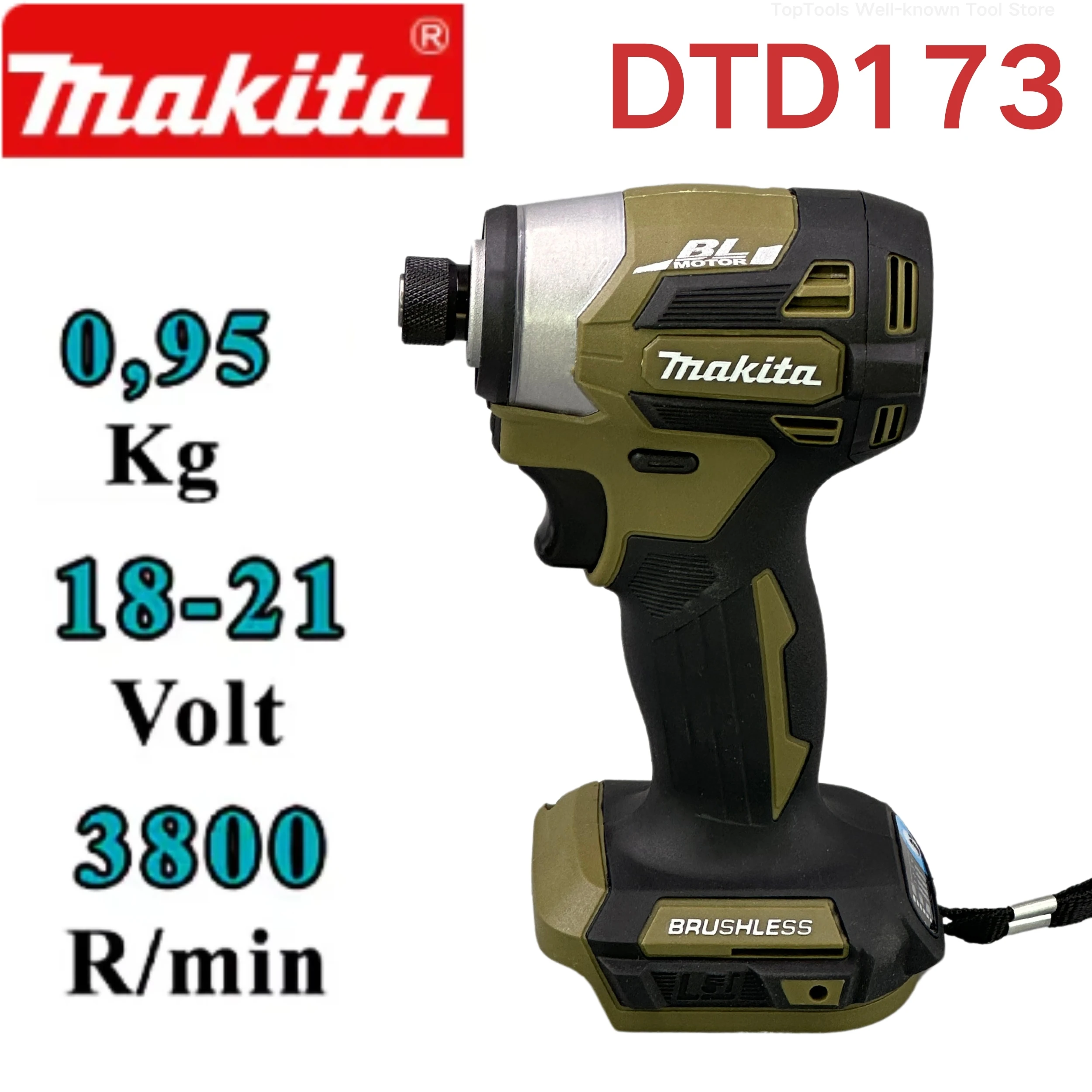 

Makita Cordless Screwdriver DTD173 Electric Drill Tools Drill Ce Screw Wireless Drills Power Tool Construction Rechargeable Set