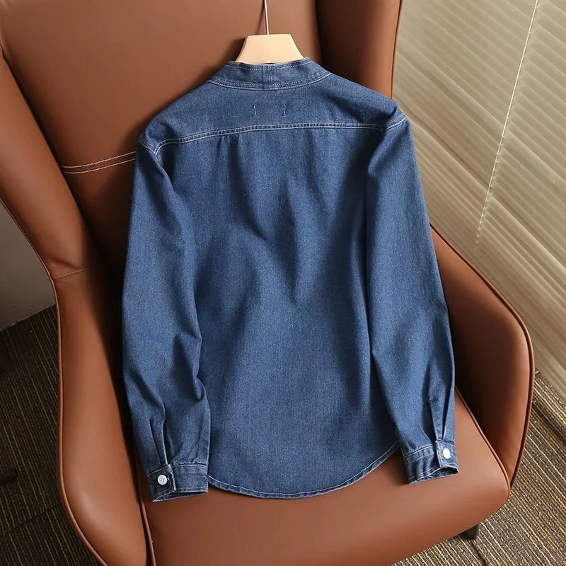 Denim Shirt Men's Spring Wear Design