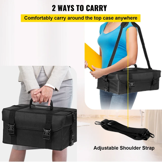 valise maquillage en Nylon 2 en 1 Souple avec Roulettes