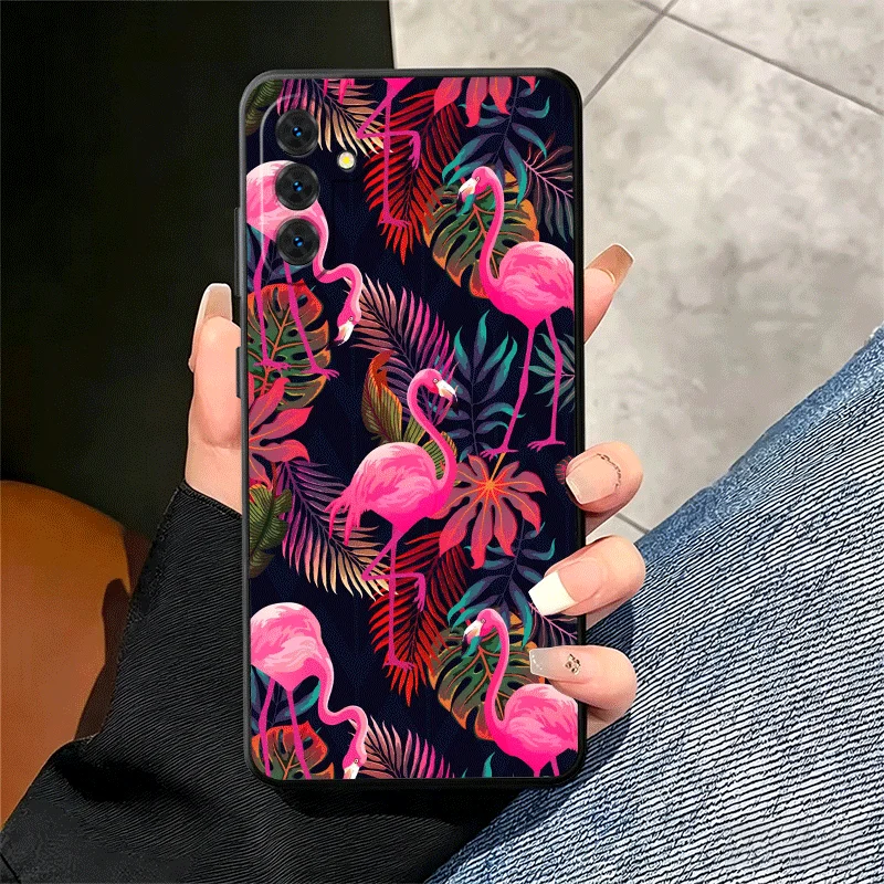 Dreamy Flamingo Soft Phone Case - Pink Red