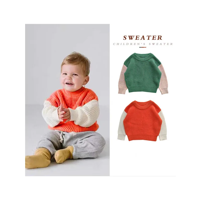 맞춤  이름 겨울 스웨터 남아 여아  의류  니트웨어 면 소재 아동 남아 여아 스웨터
