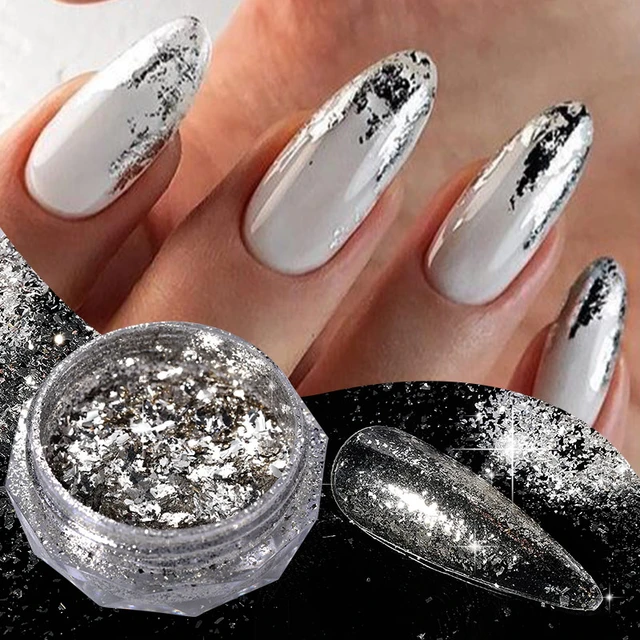 Aggregate 149+ silver foil nail art super hot songngunhatanh.edu.vn