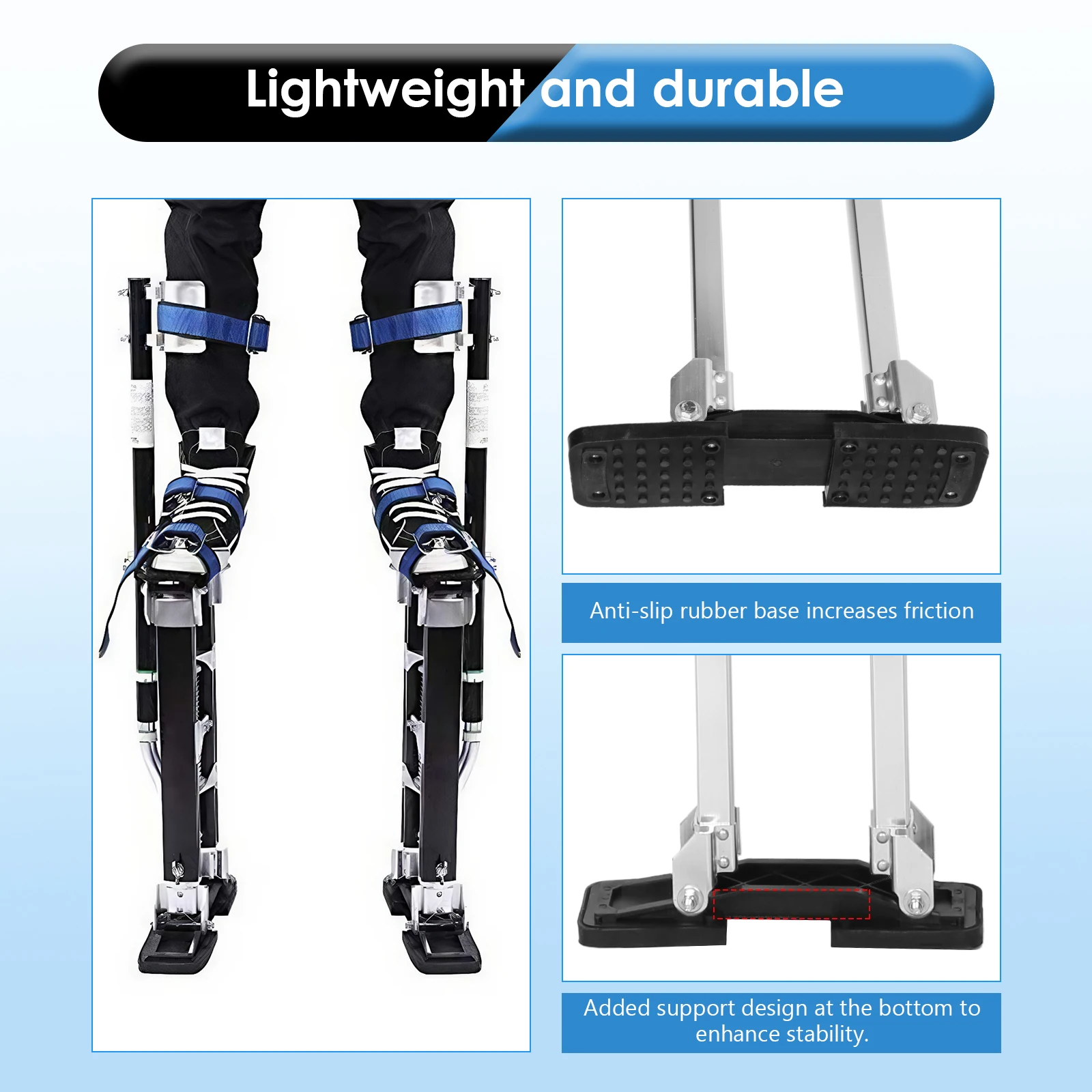 Adjustable Aluminum Tool Stilts for High Altitude Work