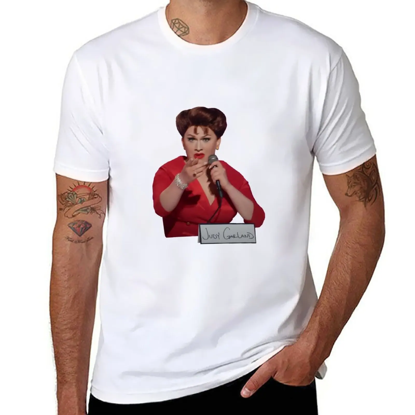 Jinkx Monsoon Slipch Game T-Shirt Plus Size Plain Vintage Clothing Men Clothing