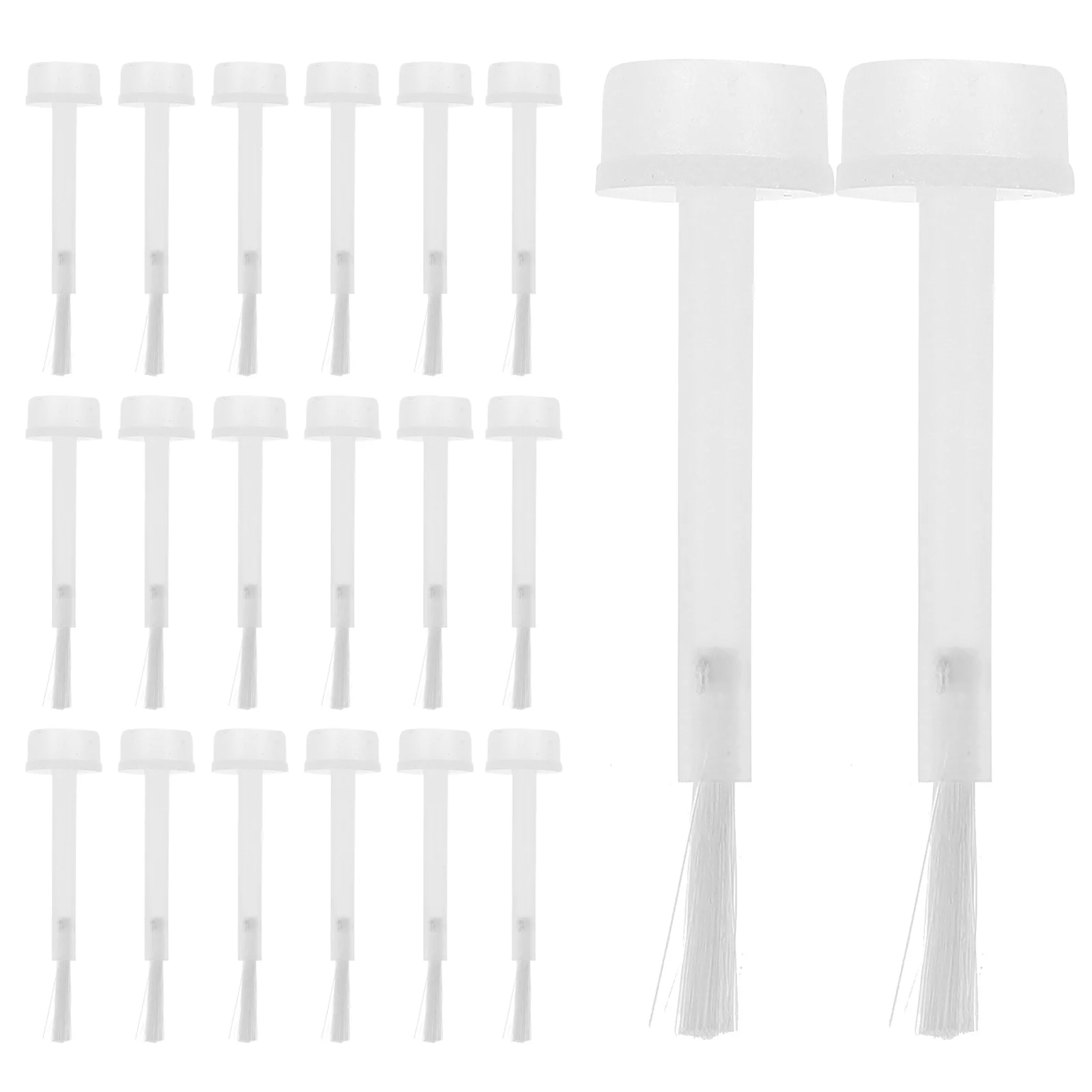 100 Pcs Nail Polish Gel Brush Manicure Tool Replacement Polishing Lip Gloss 3