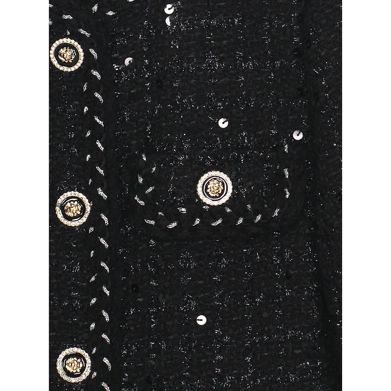 LINNAE Tweed Jacket Back View