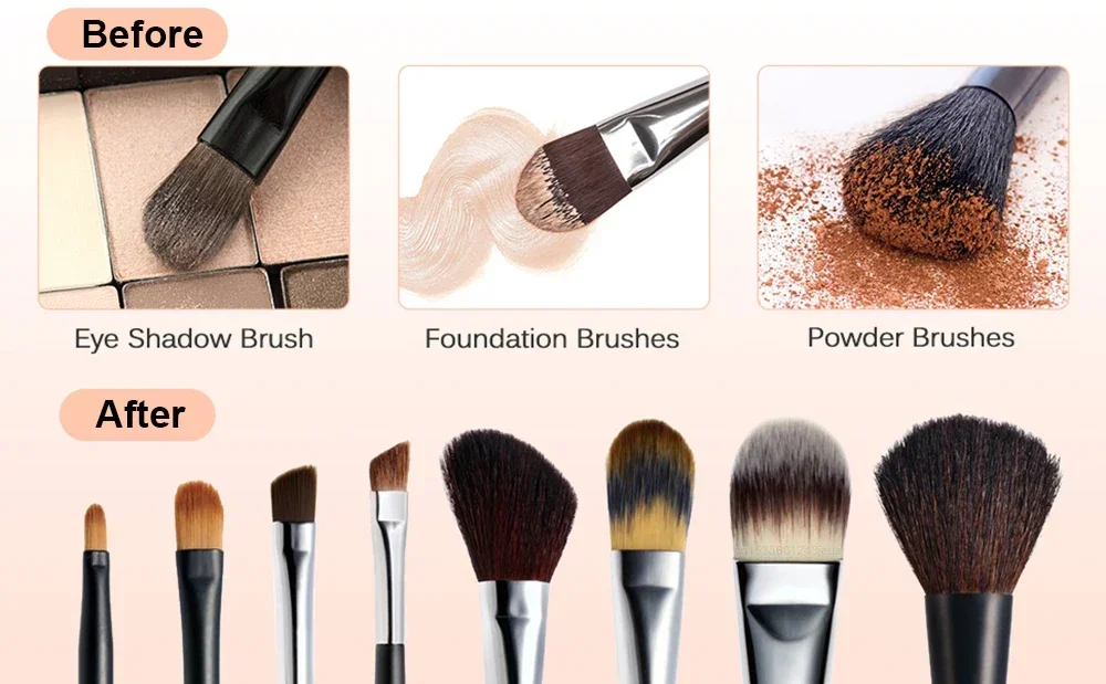 Description Picture 6 of itemElectric Makeup Brush Cleaner Rechargeable Makeup Brushes Cleaning Tool Automatic Makeup Brush Cleaning Stand Device