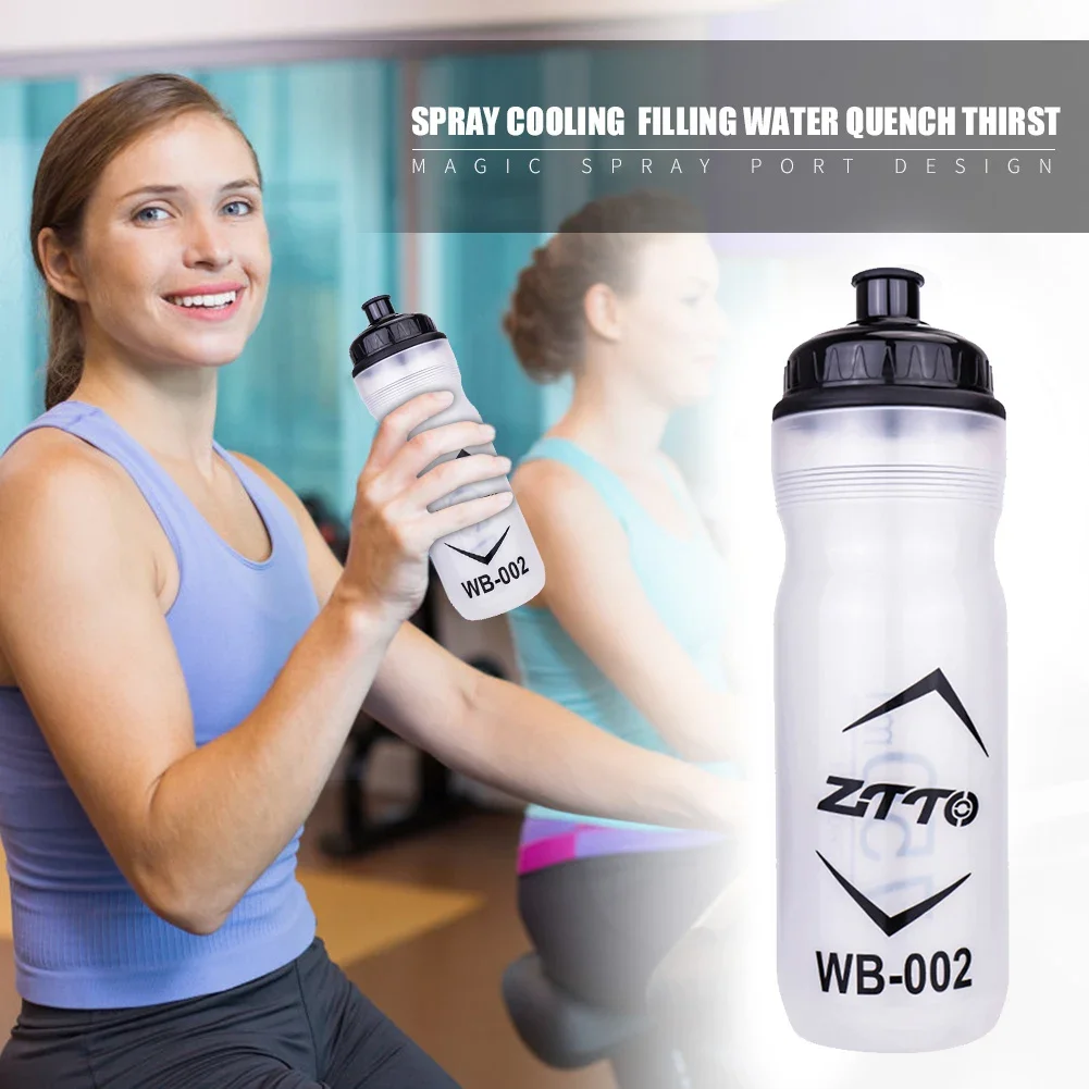 MTB Bicycle Water Bottle Portable Kettle Drink Accessory Cycling Hiking Mountain PP Water Bottle for Outdoor Sport