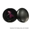 Round Aluminum Alloy Waterproof Earphone Case In Ear Monitor Storage Box Black 1