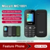 Mocell MC1801 Feature Phone 2.4" 1800mAh Battery Dual Sim Dual Standby Loud Speaker MP3 MP4 FM Radio Torch Senior Phone 1