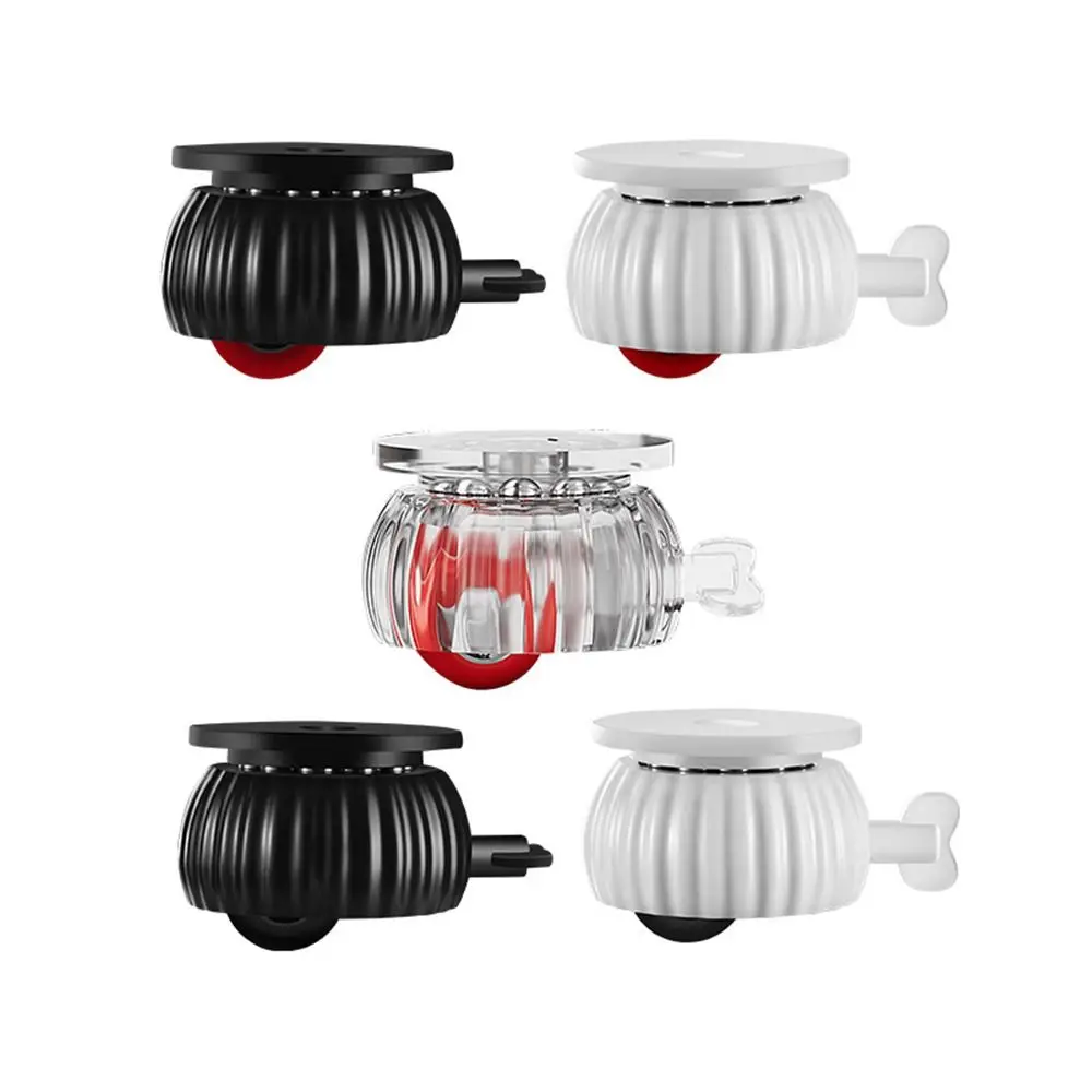 4pcs עם דבק בלם אוניברסלי גלגל פלדה נירוסטה 360 ° סוג סיבוב רהיטים קסטרים