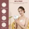 Beast Pump Full Set Milk Collector Cup 24mm Only Compatible with Momcozy S12 Pro/S9 Pro Breast Pump Replacement，NOT for S9/S12 5