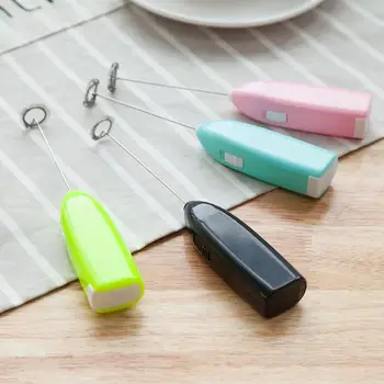 미니 전기 휴대용 에그 비터, 스테인레스 스틸, 가정용 주방, 커피, 우유, 차 믹서, 크림 교반 주방 도구