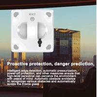 Alisuber Robotic Window Cleaner APP Smart Control,High Suction Anti-falling Window Washer Fixed-point Cleaning Dual Spray Water 2