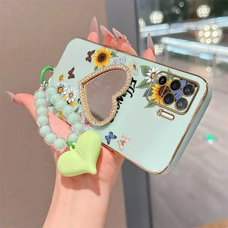 Butterflies Fluttering Phone Case Set with Lanyard and Stand