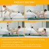 Elastic Resistance Band Suit, Ankle Straps, Gym Equipment, Home Legs Fitness, Workout Sport Equipment, High Quality, 7Pcs 4