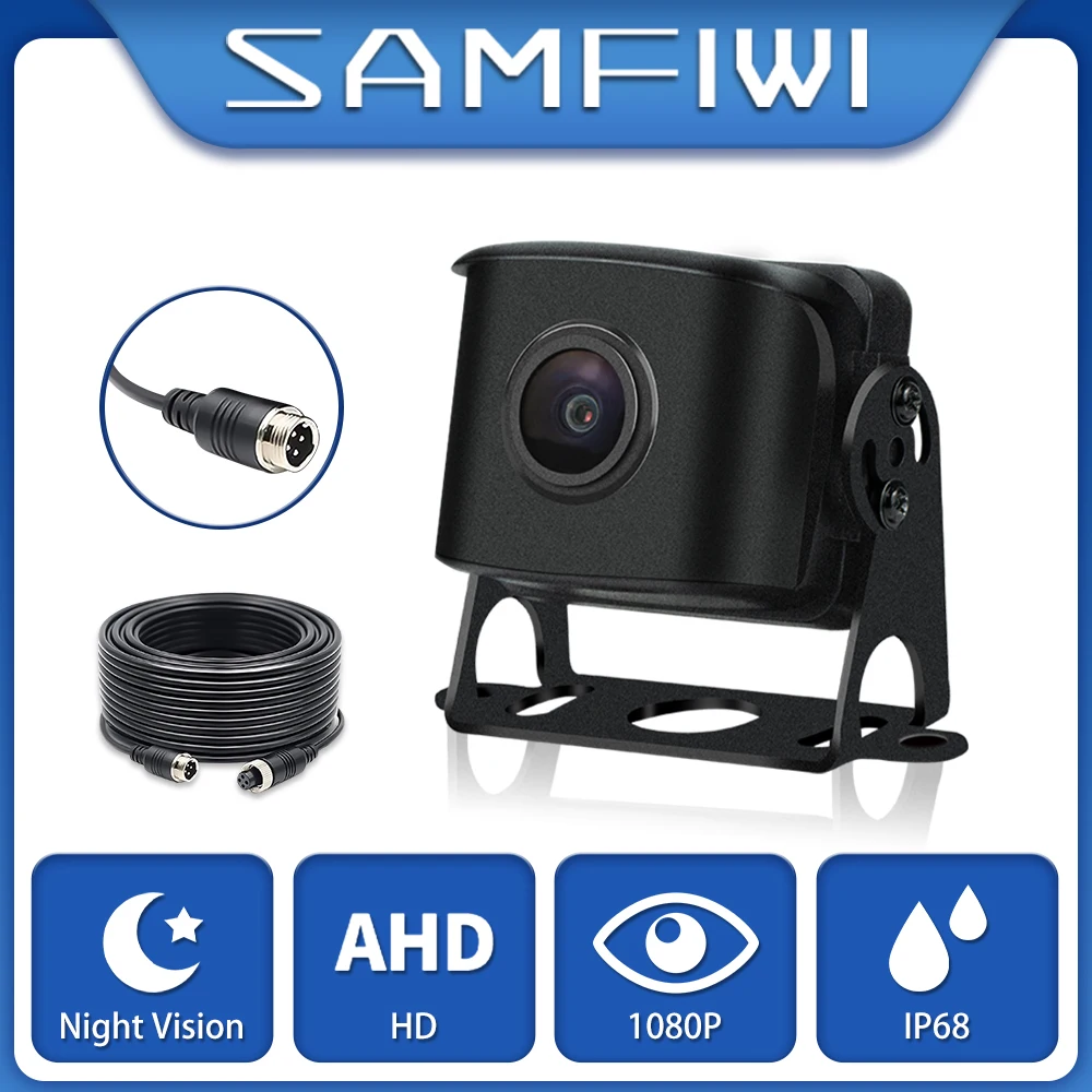 

1080P HD Car Camera IR Night Vision AHD Vehicle Rear View Truck Starlight Night Vision Rear View Camera For Bus Car