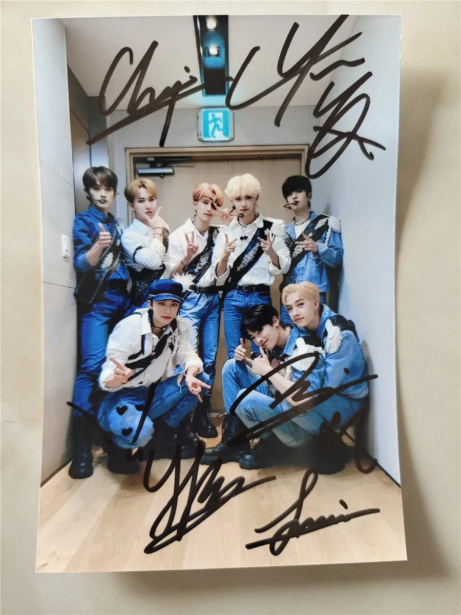 Sighed Album Stray Kids MAXIDENT GO Limited Edition FELIX BANG CHAN Han Ji  Sung Lee Know Chang Bin Woo Jin Hand Autographed