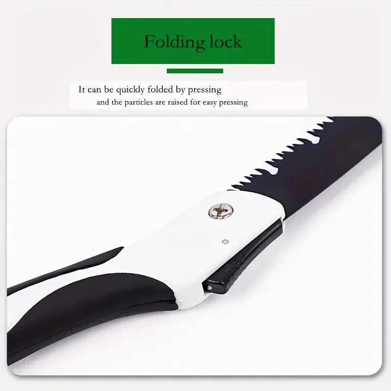 Multifuncional portátil Folding Hand Saw, Outdoor Logging Saw, Ferramentas para Carpintaria, Jardim, Camping, Poda, 1Pc