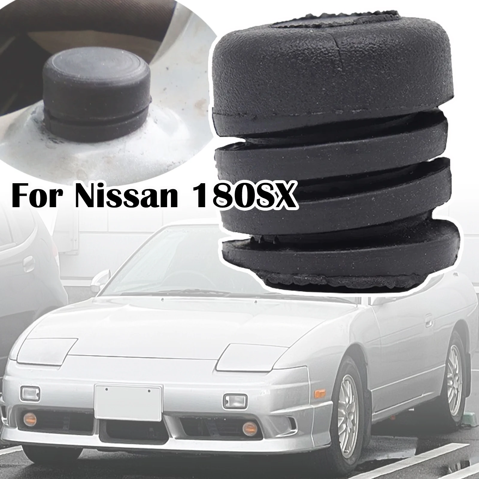 Для Nissan 180SX 200SX RS13U Silvia 240SX 1989 1990 1991-1998, втулка для автомобильной капота, втулка с креплением, подушка, изолятор, буфер