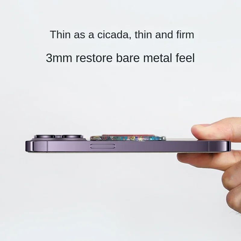 iPhone 12/13/14/15/pro max Magnetic finger Ring for cell phone holder grip Ultra Thin support Stand MagSafe magnet cradle
