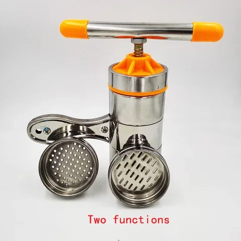 

Manual Noodle Maker Kitchen Pasta Spaghetti Press pates Machine Vegetable Fruit Juicer Pressing Machine Stainless Steel