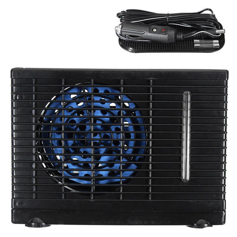 Ventilatore portatile per auto 12V/24V raffreddato ad acqua, climatizzatore portatile per auto, raffreddatore portatile. - immagine 2