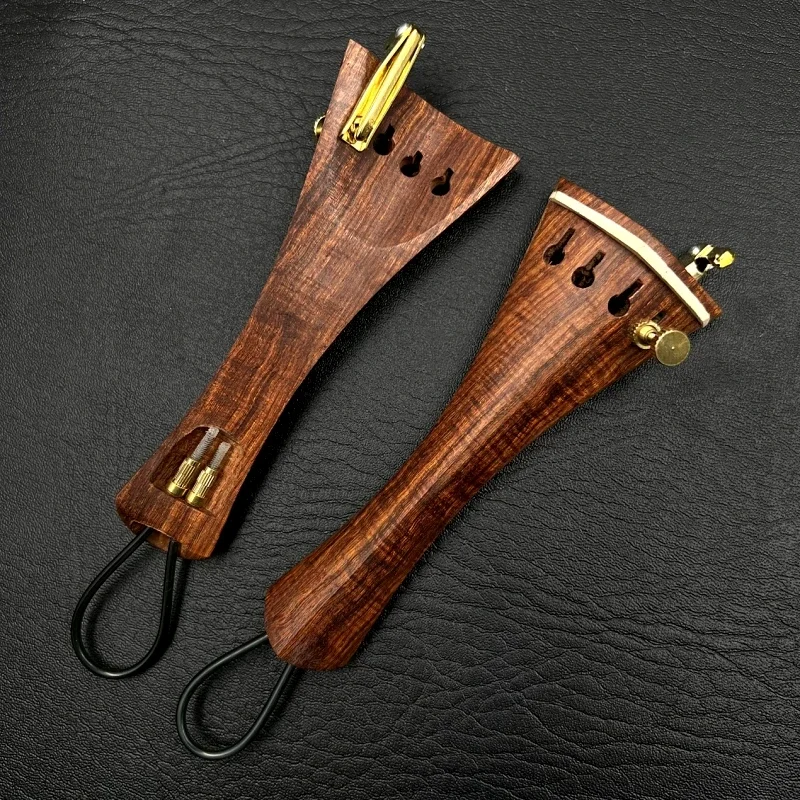 Top grade 1pcs 15"-16" Viola parts, jujube wood Tail Piece With Fine Tuners+Nylon Tailgut Tailcord