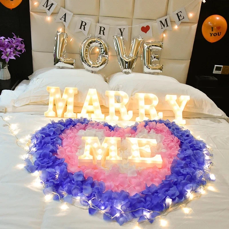 Colorful Flower Petals Wedding Party Decorations Christmas Silk Rose Silk Artificial Flowers Petal Accessories 1000/3000pcs