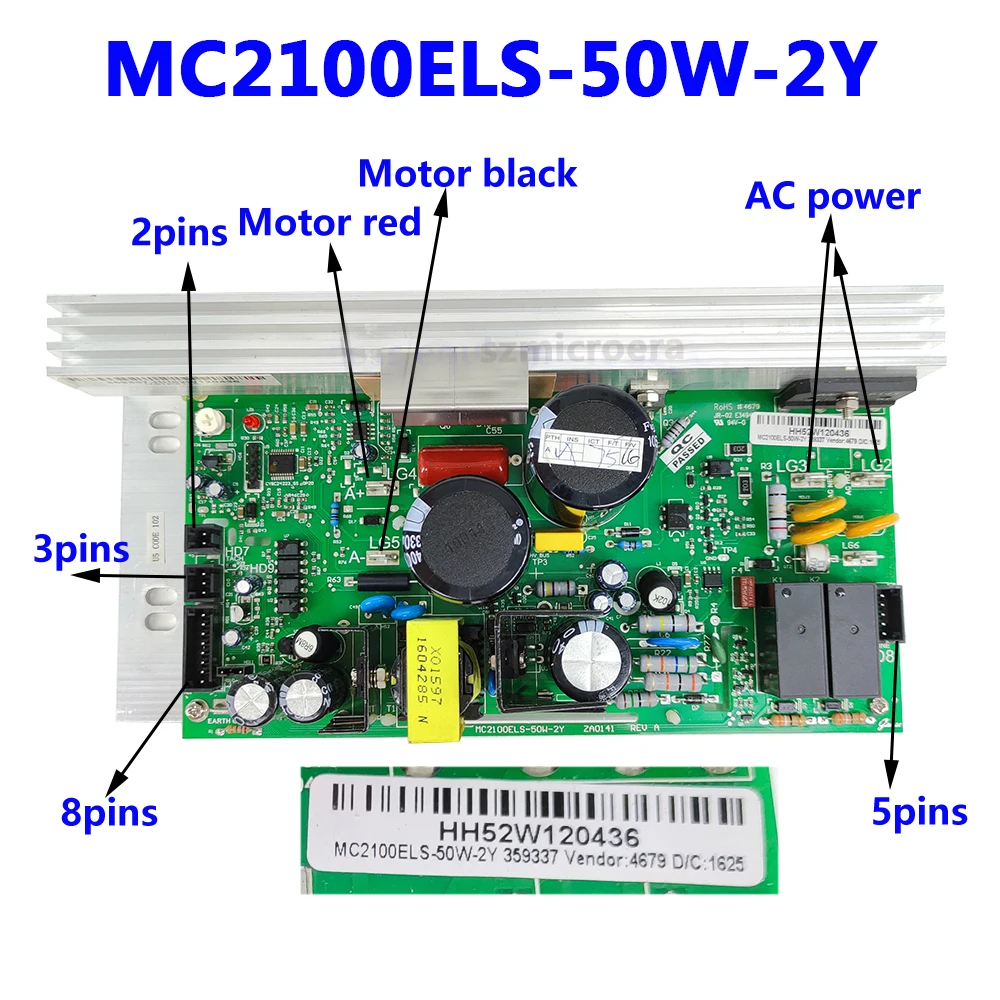 OriginalTreadmillMotorControllerMC2100ELS50WZYMC2100ELS50W2Y