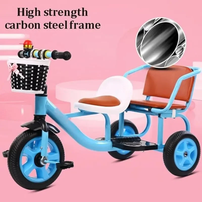 Kids Tandem Tricycle Bike 2