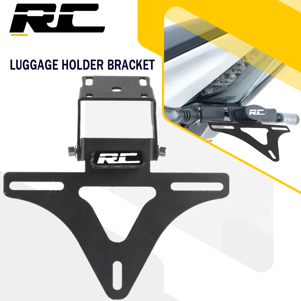 オレンジ】Motorcycle License Plate Holder Rear Tail Tidy