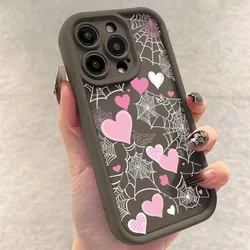 Heart Pattern Painted Soft Phone Case Cover for A13 (6)