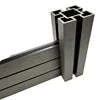 Wood Plastic With Metal Decoration Panel Composite Fence 5