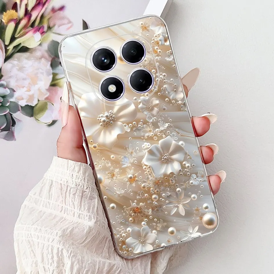 Cute Strawberry Love Heart Soft Silicone Clear Phone Case Cover