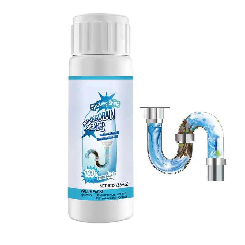 

Мощный дренажный агент для кухонных труб, дренажный дезодорант для раковины в туалете, дренажный очиститель для канализации, бытовые дренажные инструменты