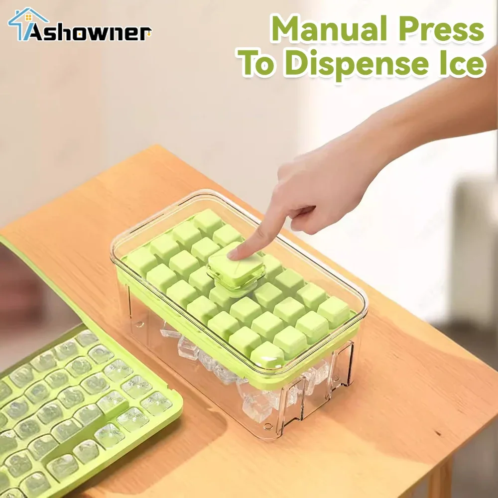 Ice Cube Mould Refrigerator Food Grade Silicone Ice Cube Tray Freezer Juice Whisky Coffee Givers Friend Gifts silicone ice cube maker ice maker
