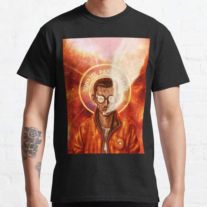 Silkdusk's Pure Cotton Kim-Kitsuragi Graphic Tee - Funny Short Sleeve Round Collar Shirt