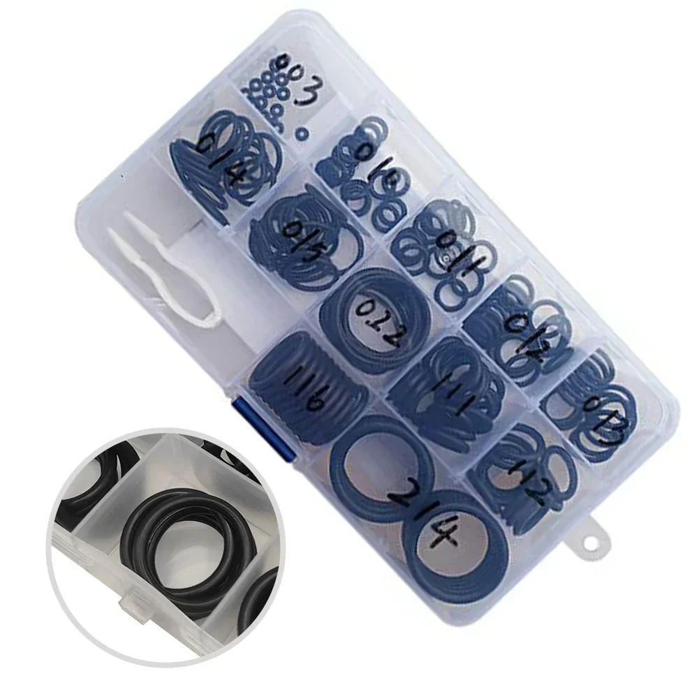 170pcs Scuba Diving Rubber Seal Tank Valve Hose Regulator Seal Rings Repair Kit Pool Replacement Parts For Diving Environment scuba diving accessories pool replacement parts